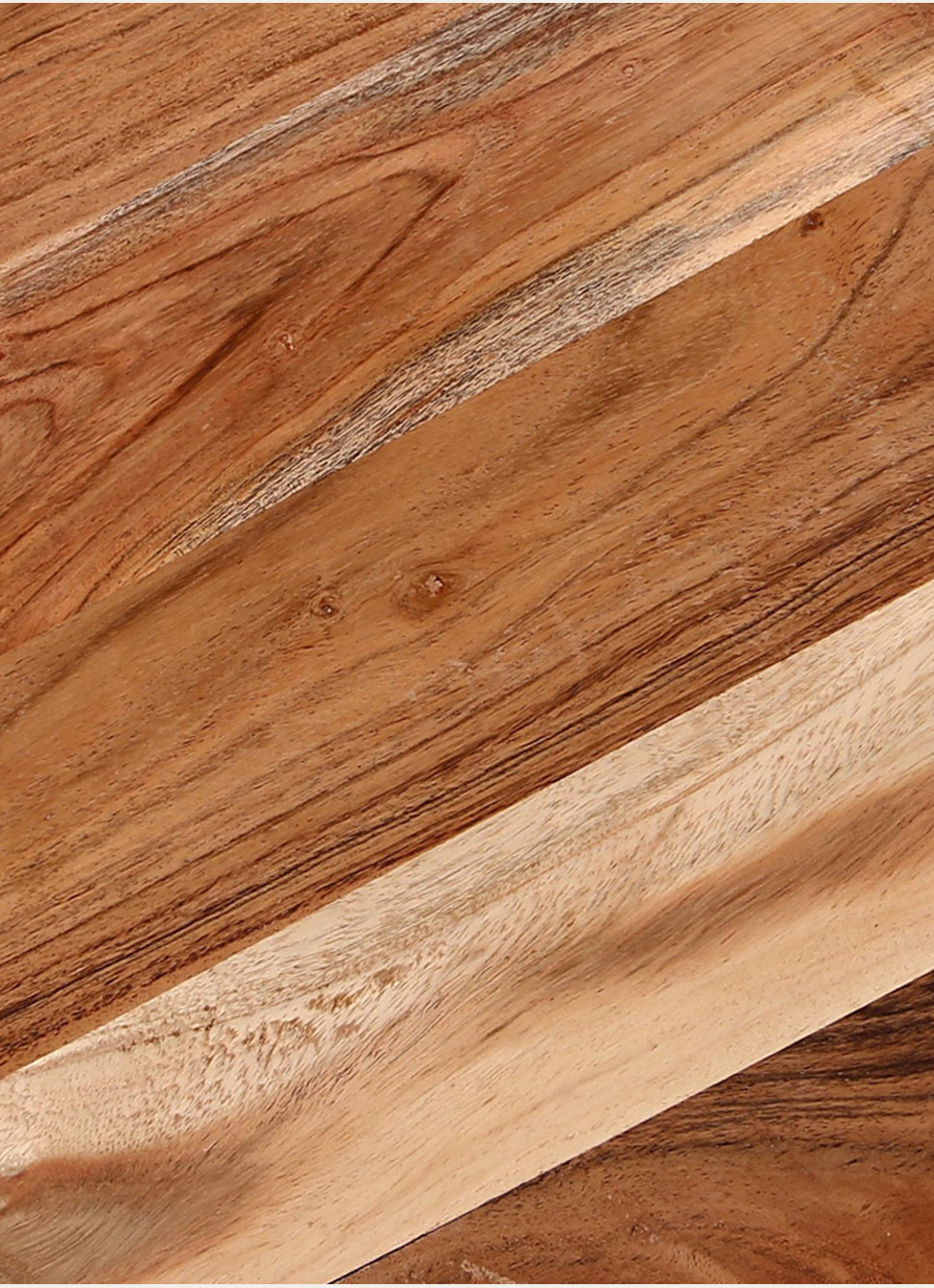 ASSIETTE DE PRÉSENTATION EN BOIS D'ACACIA MARRON