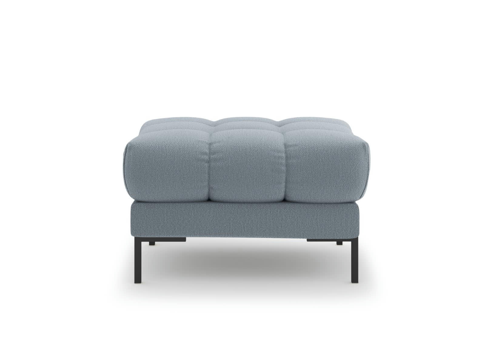 MAMAIA - Pouf 1 place en tissu structurel bleu clair