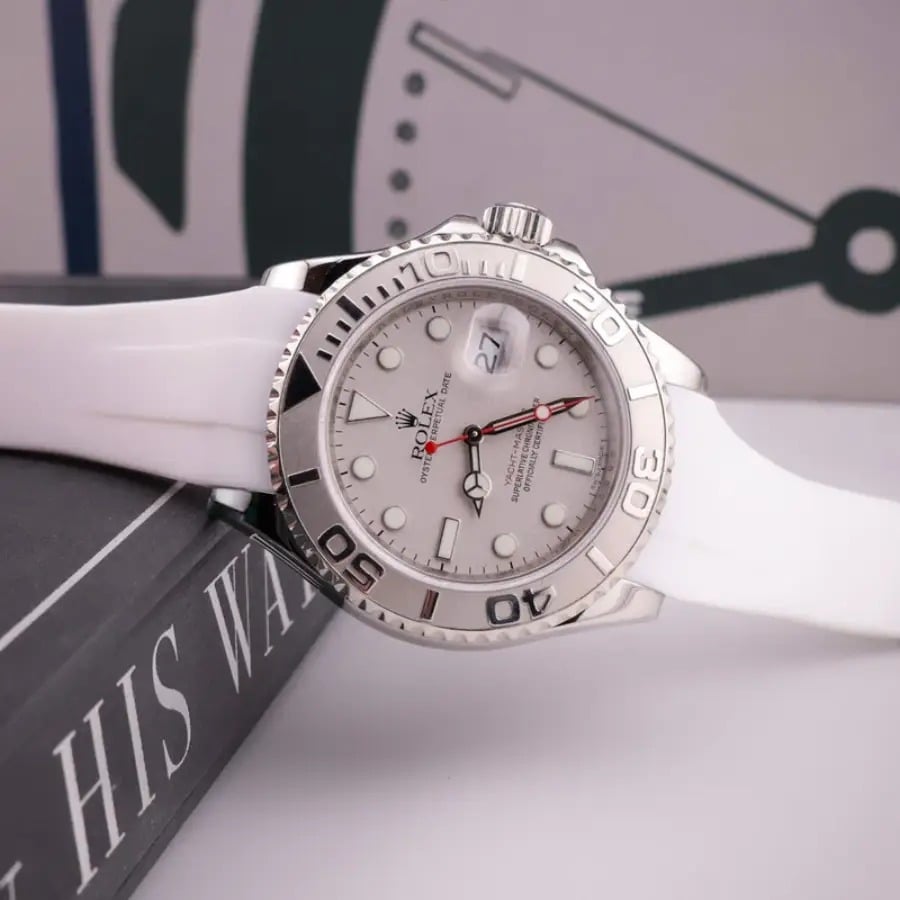 Rolex – Yacht-Master –  Rubber Strap – White