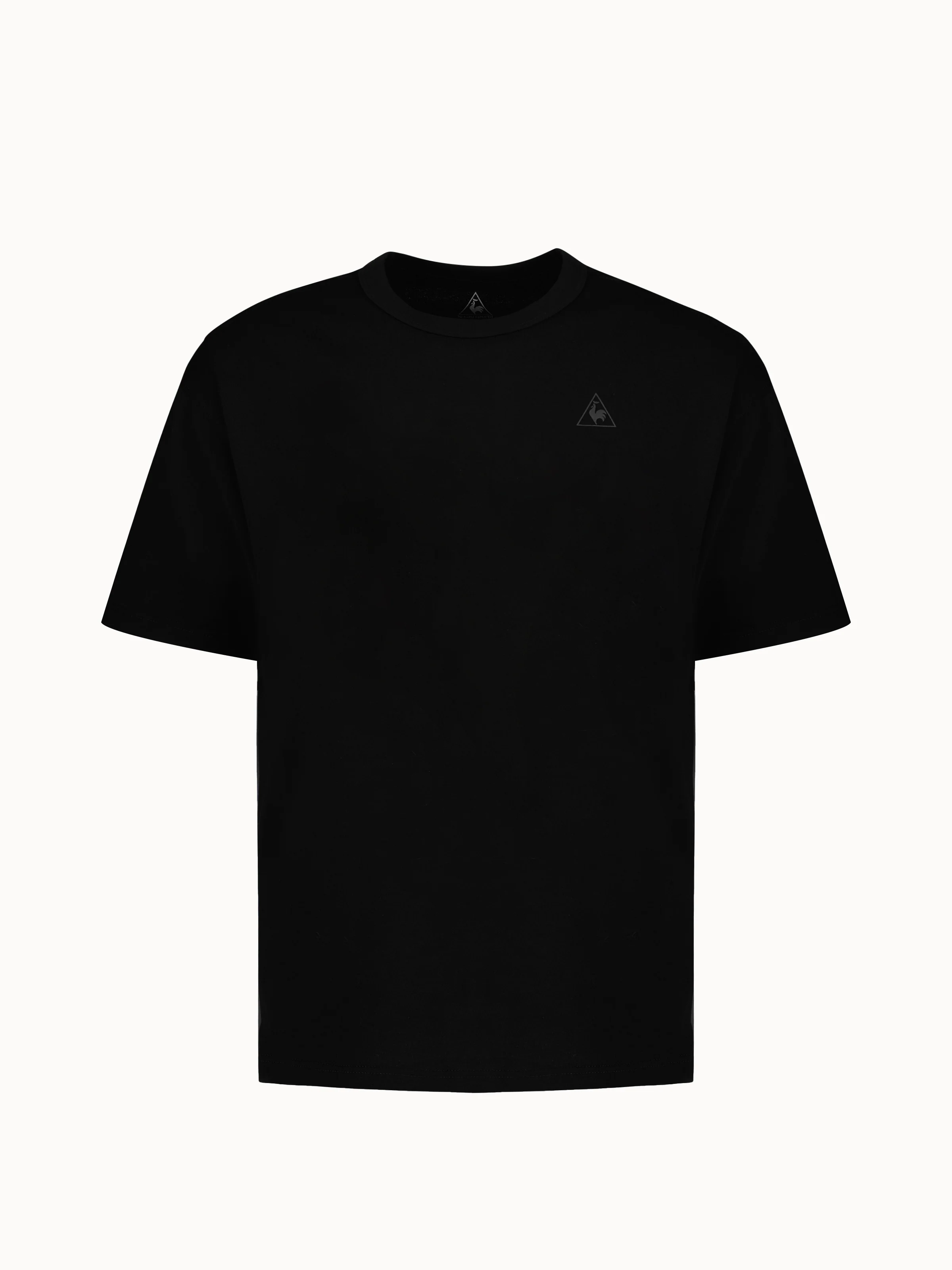 T-shirt oversize en jersey de coton et logo triangle