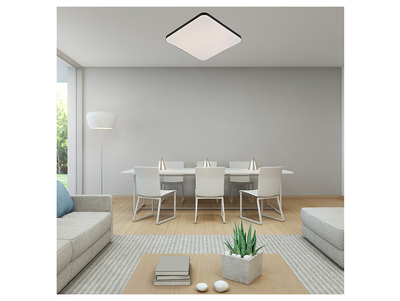 Plafon Babilon LED 38 cm akrylowy biały