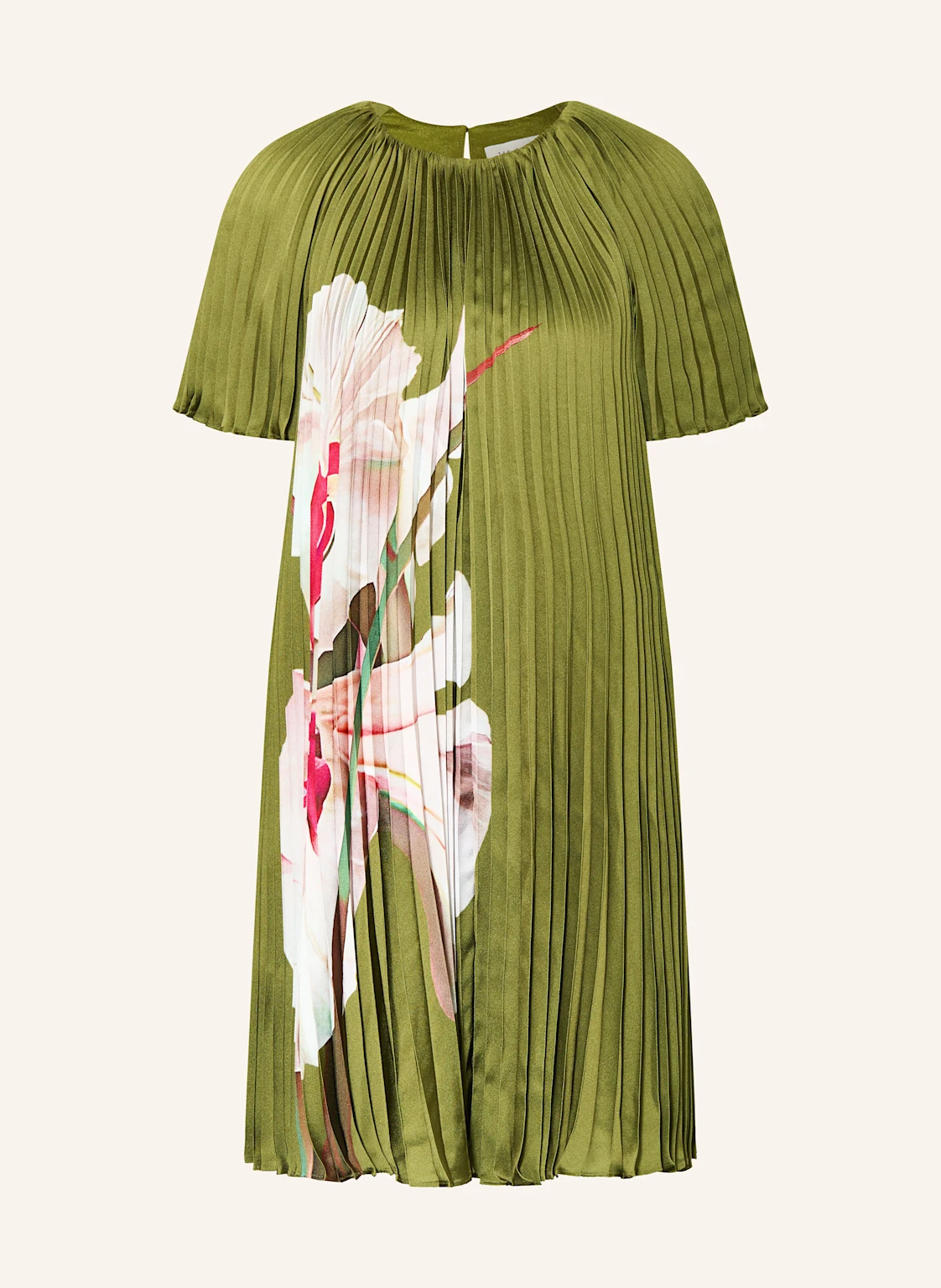 TED BAKER Plisseekleid VINLAA aus Satin