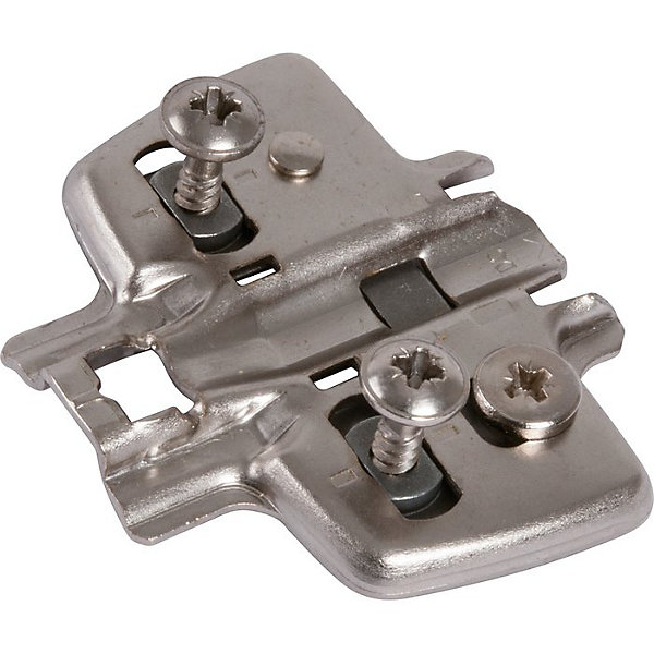 Embase à visser pour ferrure d'angle - Hettich - 3 mm