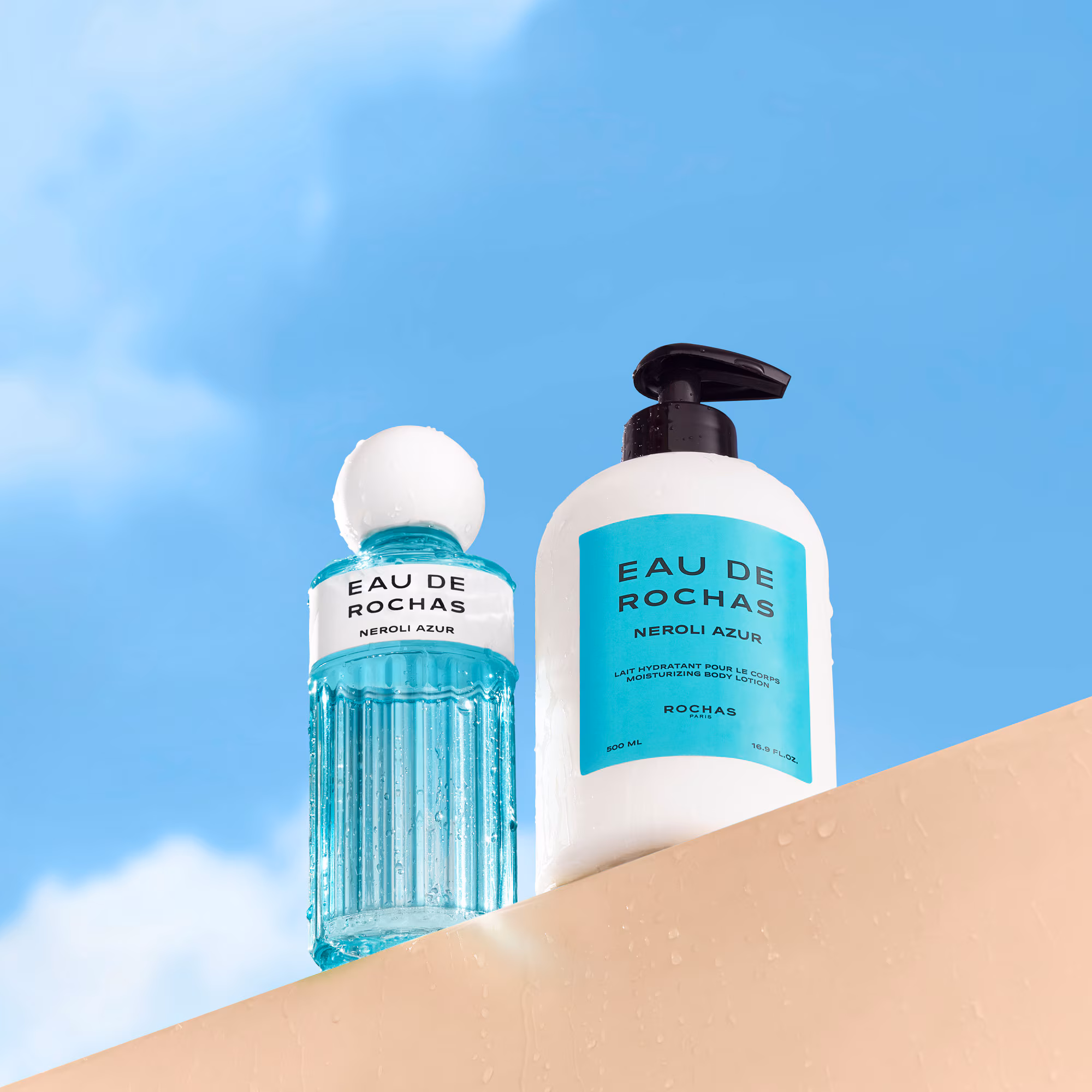 EAU DE ROCHASLait parfumé pour le corps - néroli azur