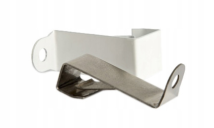 Patyczki do Zazdrostek Bezinwazyjny Mini Karnisz 45-75 cm Biały Metalowy