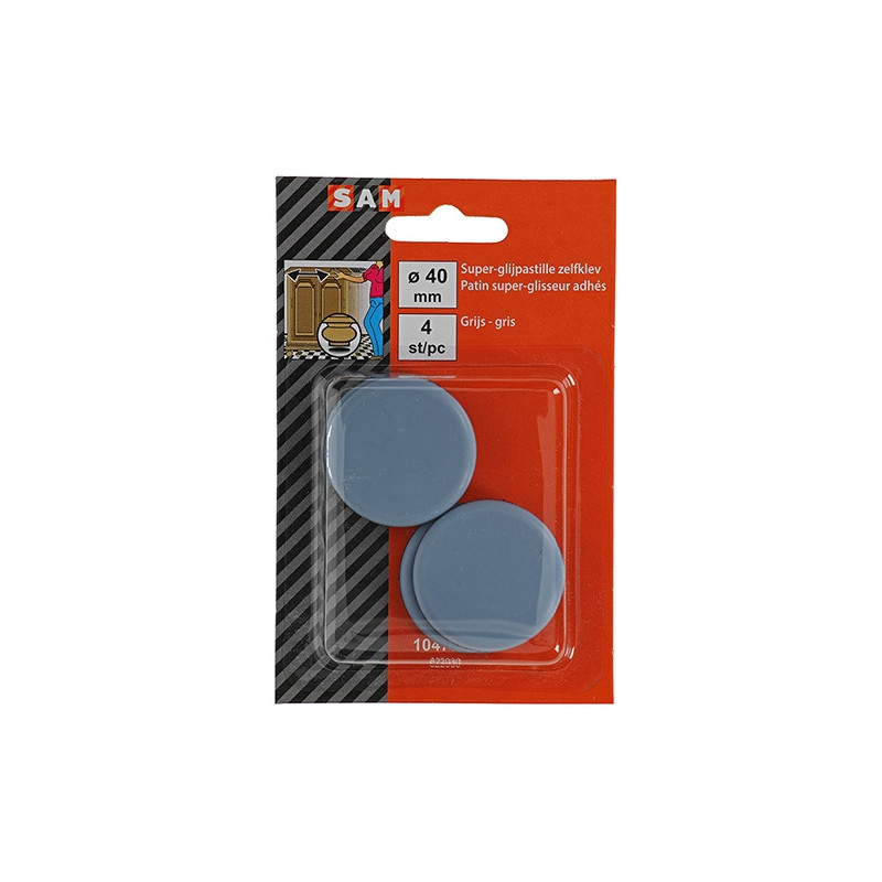 Patin glisseur adhésif Ø 40 mm 4 pièces