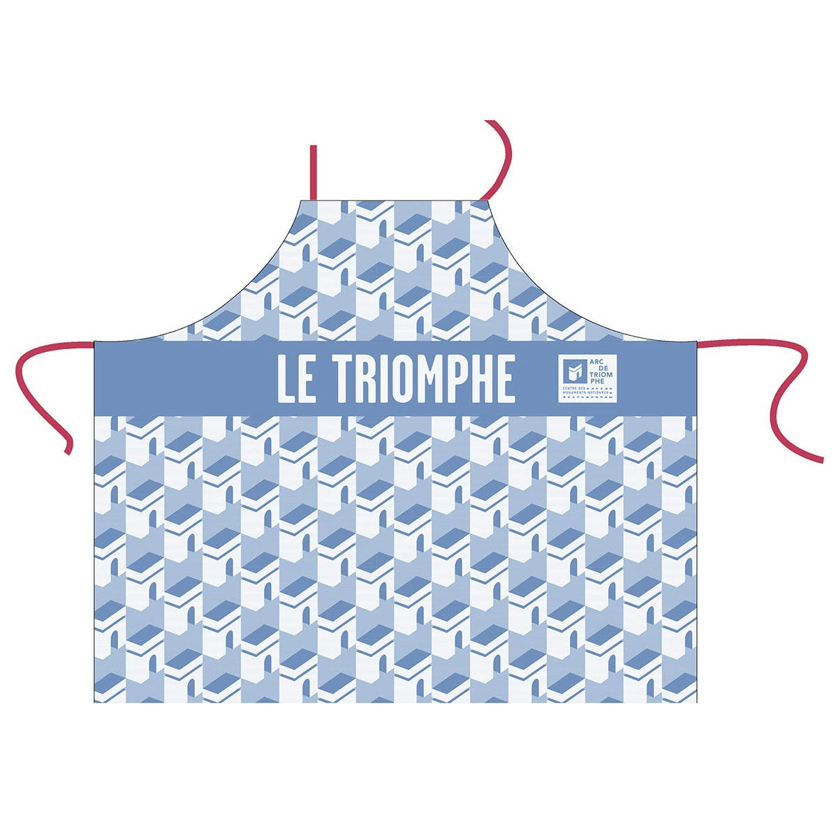 ARC - Tablier en coton bleu 80 x 96