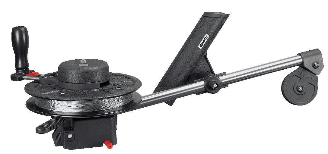 Scotty #1050 Depthmaster Compact Manual Downrigger, Compact Design, Corrosion Resistant, Depth Counter, 23-in