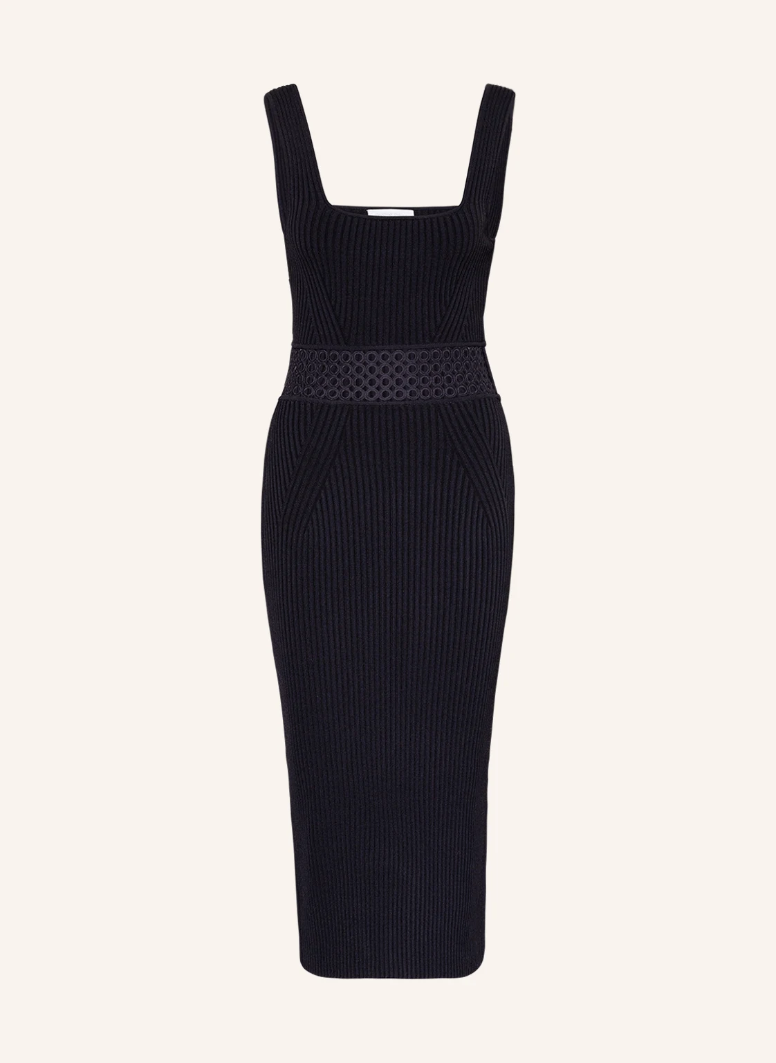 SIMKHAI Strickkleid LOREN mit Lochspitze