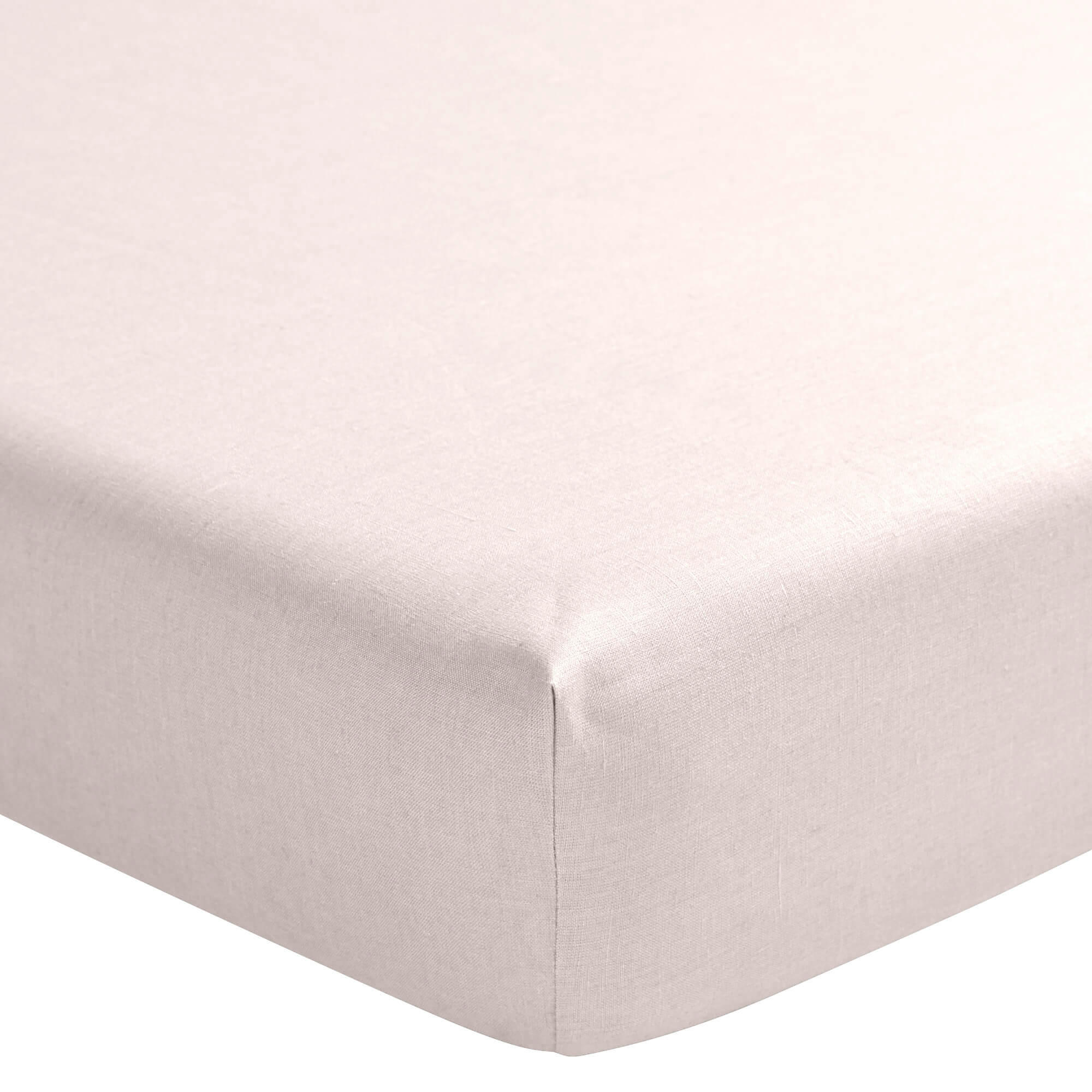 NOUVELLE VAGUE - Drap housse en lin aube 160x200
