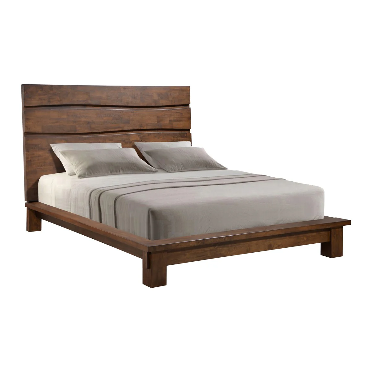 Sergei Dark Brown 5-piece Platform Bedroom Set