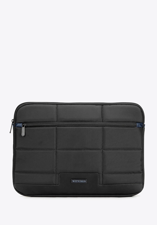 Pikowane etui na laptopa 15,6” czarne