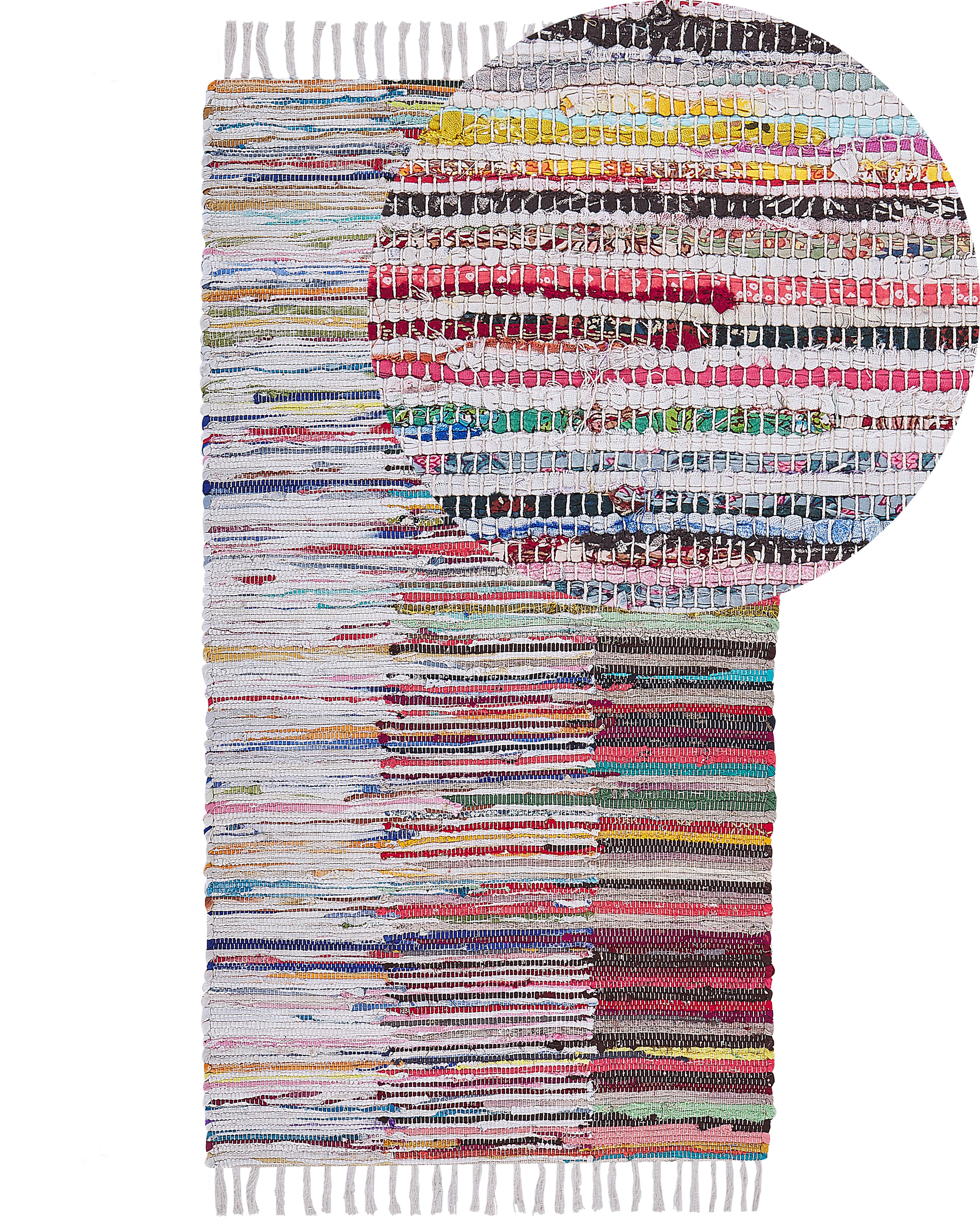 Rug MERSIN Multicolour 140 x 200 cm Cotton