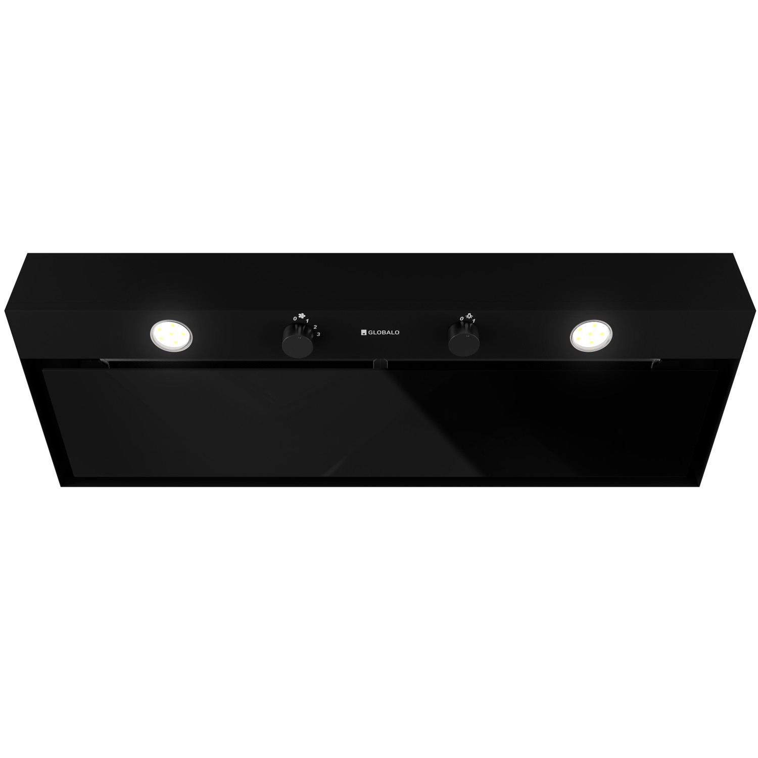 Okap podszafkowy GLOBALO Fluxime 90.1 Black   Turbina TW 1.2 1szt.