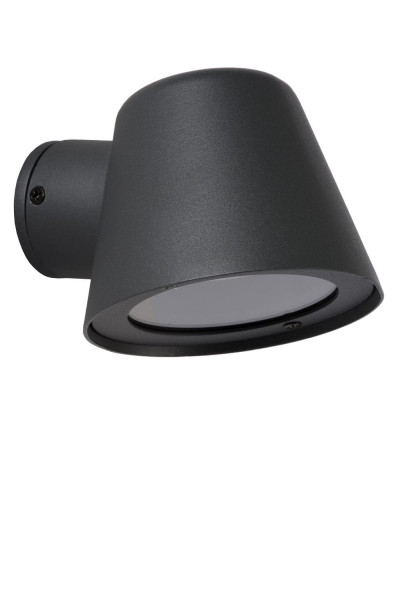 Kinkiet zewnętrzny czarny DINGO 1xGU10x5W IP44 Lucide