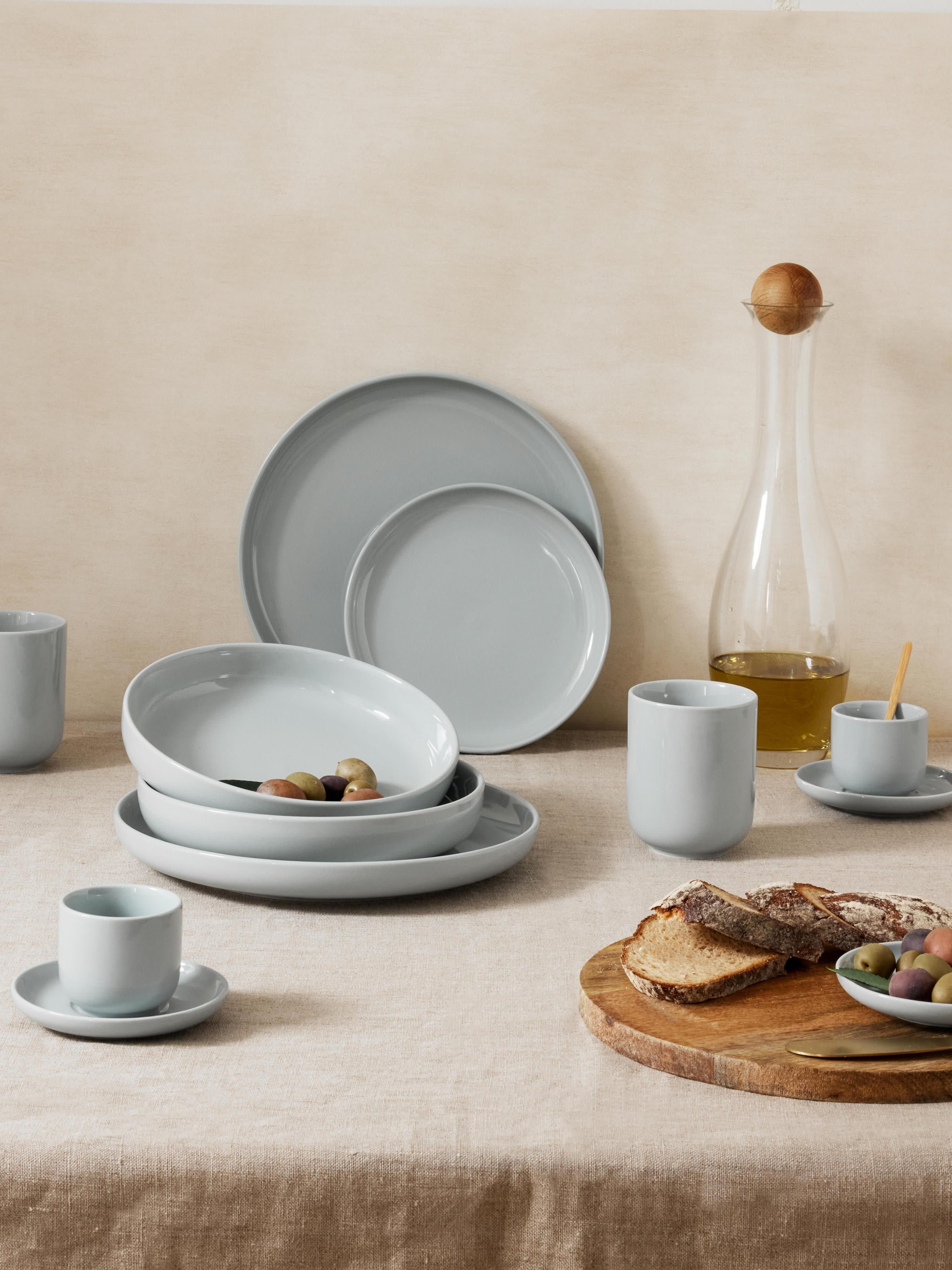 Porzellan-Geschirr-Set Nessa, 4 Personen, 12er-Set