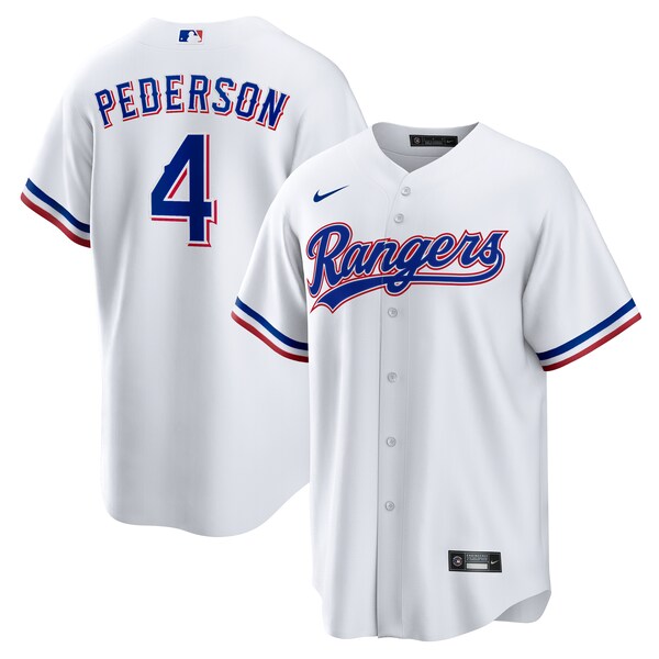 Joc Pederson Texas Rangers Nike Home Replica Jersey - White