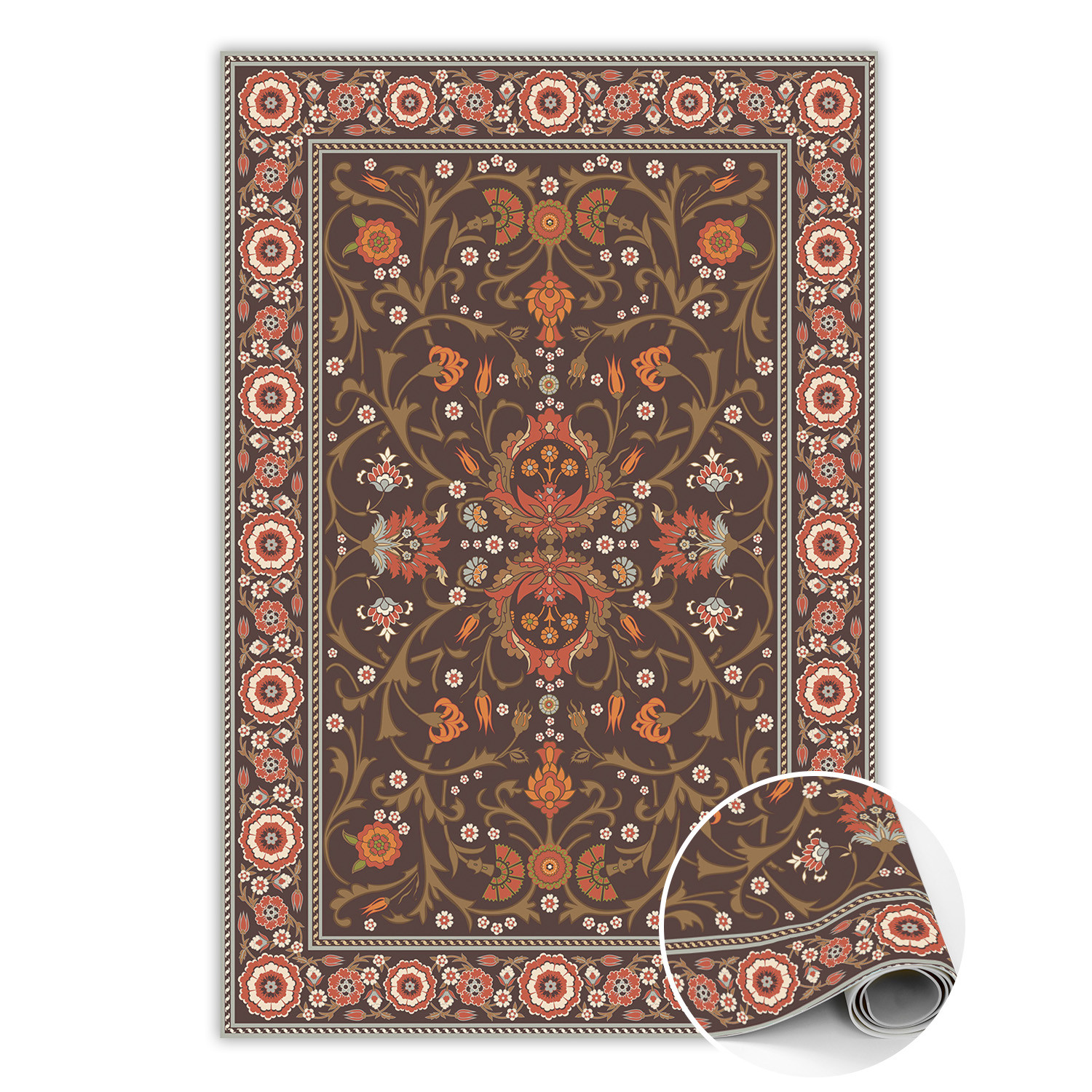 Dywan winylowy do domu 60x90 cm - styl arabski