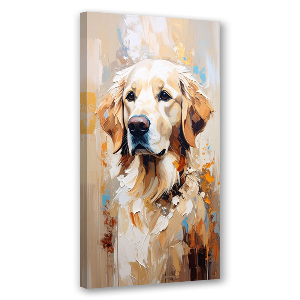 Obraz nowoczesny do salonu biura, Pies Labrador retriever Zwierzę 40x80