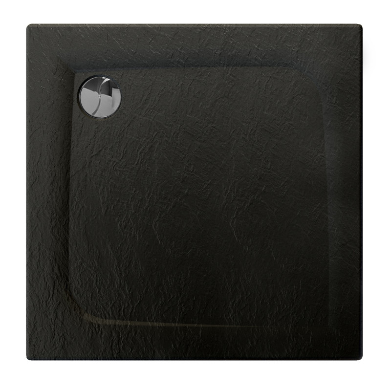 Receveur de douche Mooneo noir 90 x 90 cm ALLIBERT