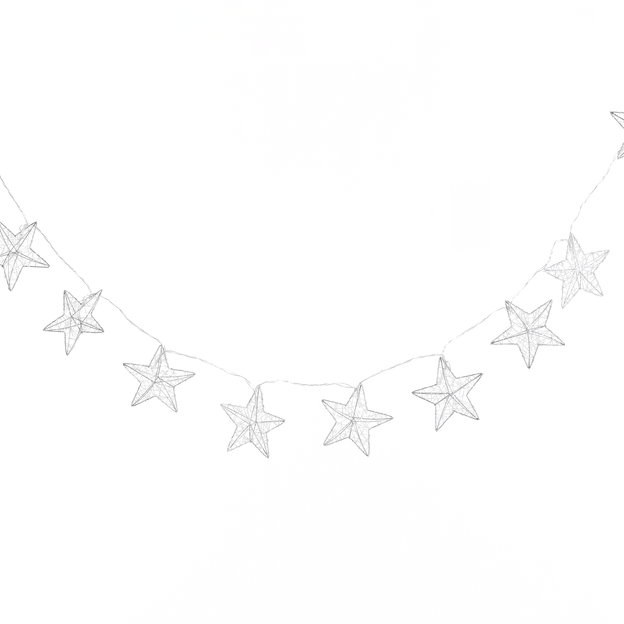 CORDÃO ESTRELA COM 10 LUZES NATAL ASTRAL