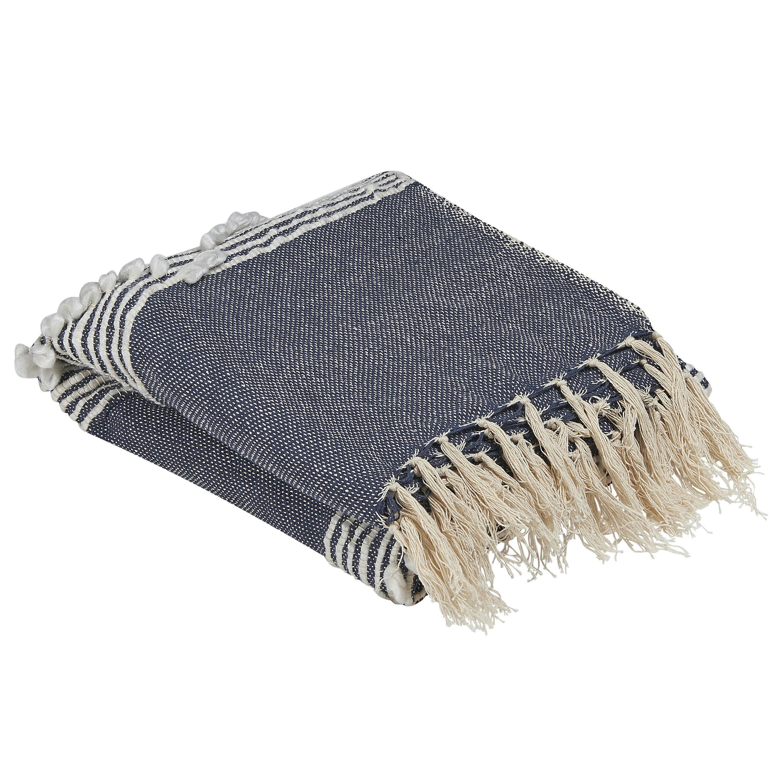 NEMLI - Couverture en acrylique bleu 150x130cm