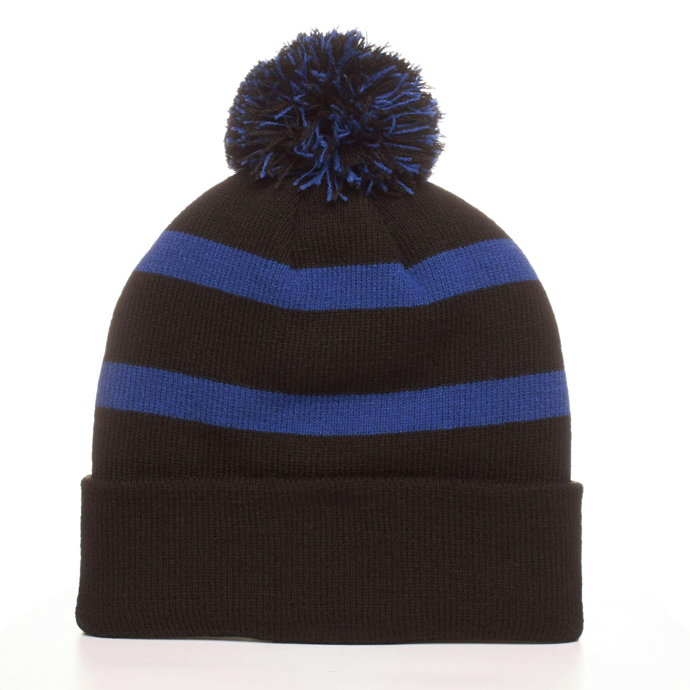 Fan Favourite NHL Toronto Maple Leafs Mass Breakaway Cuffed Knit Fashion Pom Beanie Toque, Black