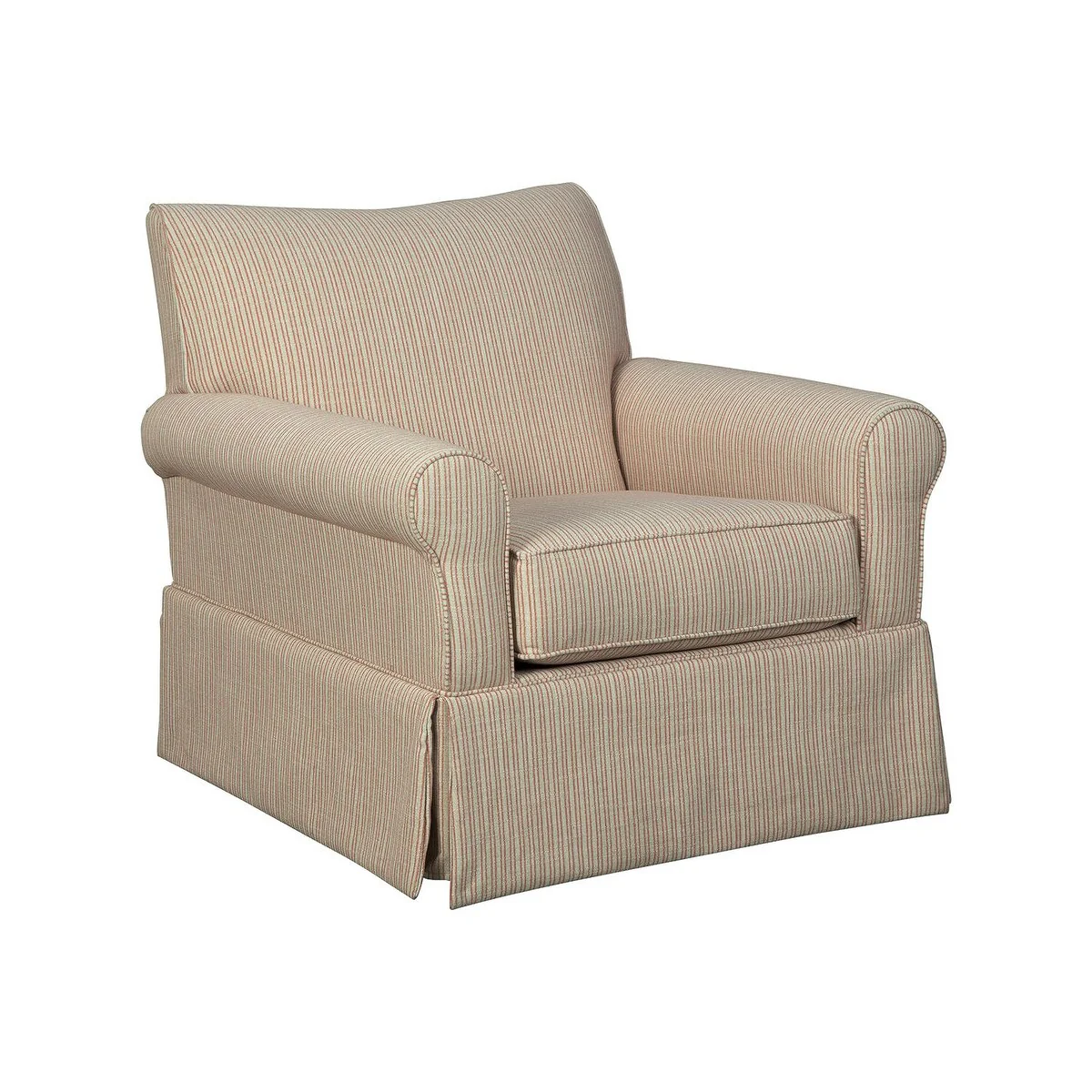 Almanza Cinnamon Swivel Glider Accent Chair