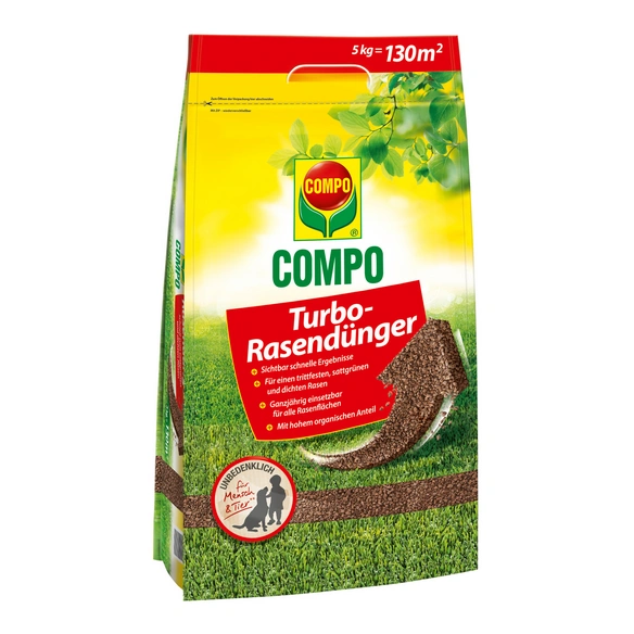 Turbo-Rasendünger, 5 kg für 130 m²