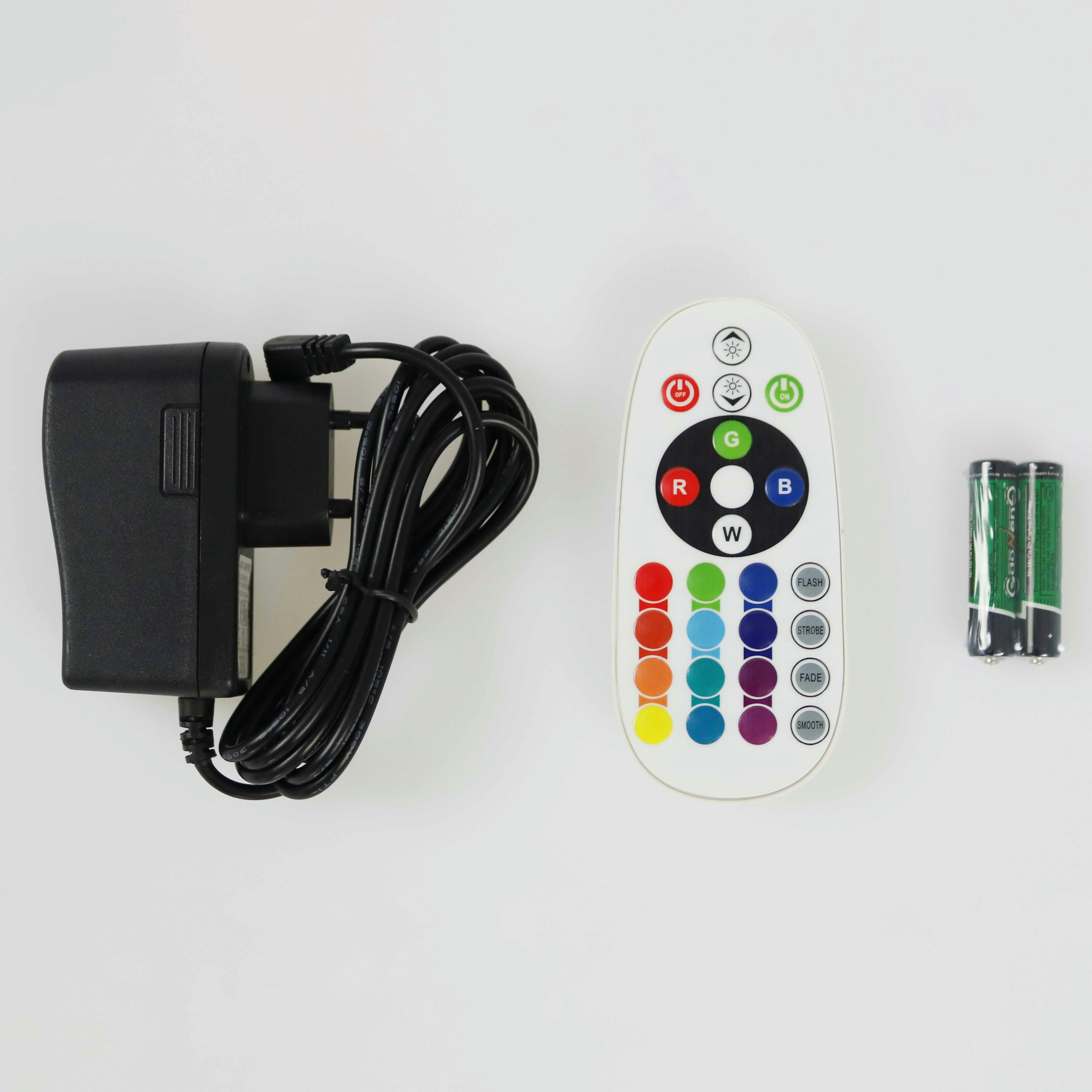 SHINE - Pot de fleurs LED rechargeable multicolore