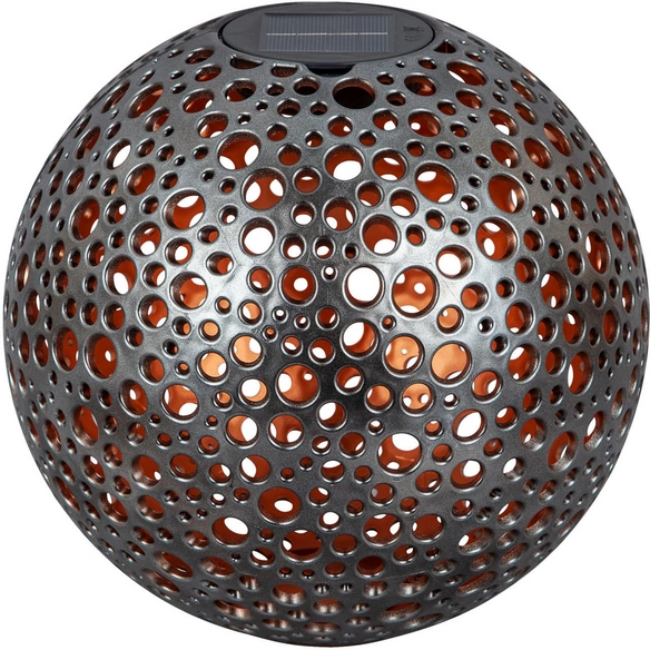 LED-Solarkugelleuchte »Drapia«, mit Erdspies, Ø 25 cm, Kunststoff