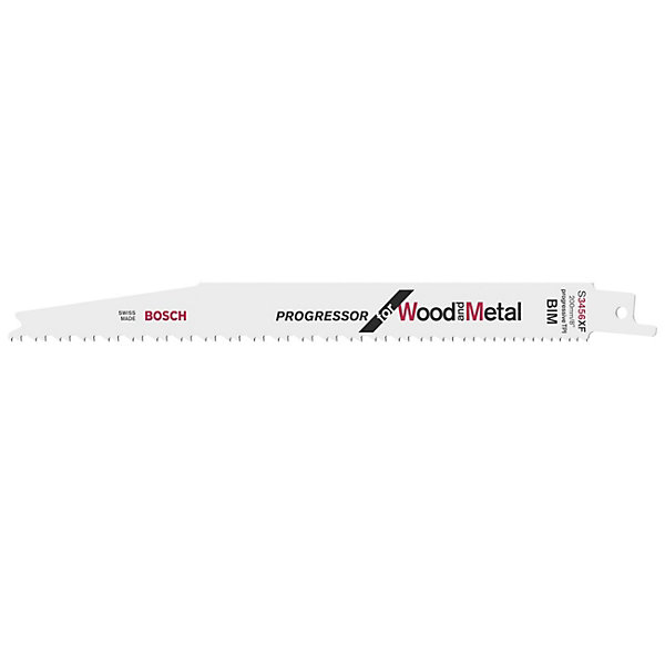 2 lames de scie sabre bois Bosch 3456XF l.150mm