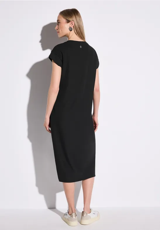 Kleid mit Rippstruktur