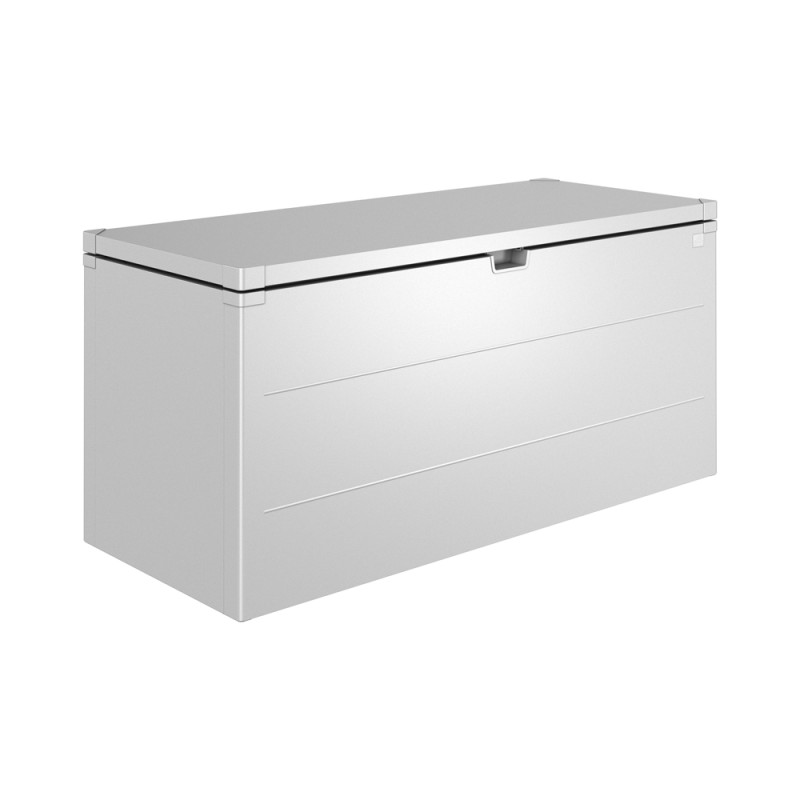 Coffre de jardin StyleBox argenté 1,7 x 0,7 x 0,81 m BIOHORT