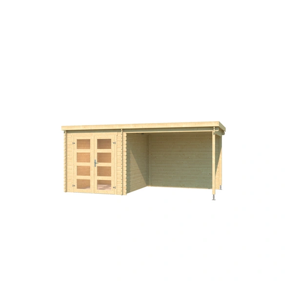 Gartenhaus »Long Beach«, BxHxT: 210 x 216,6 x 254,9 cm (Außenmaße inkl. Dachüberstand), Holz