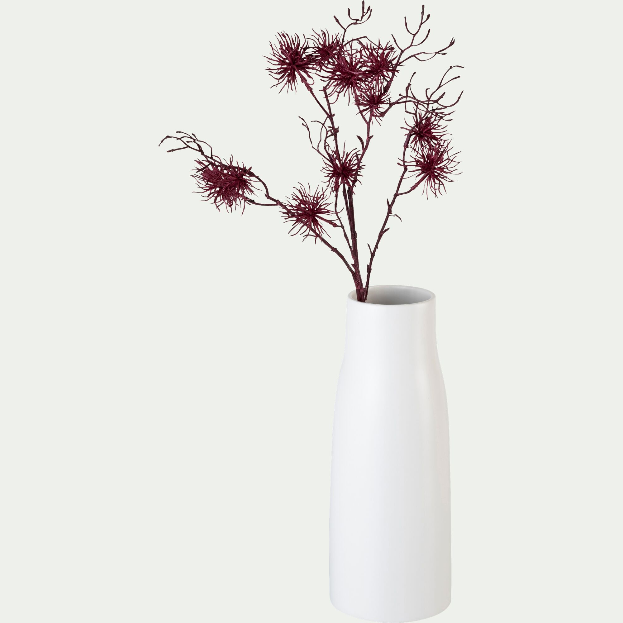 LOZA - Vase classique en céramique H33cm - blanc ventoux