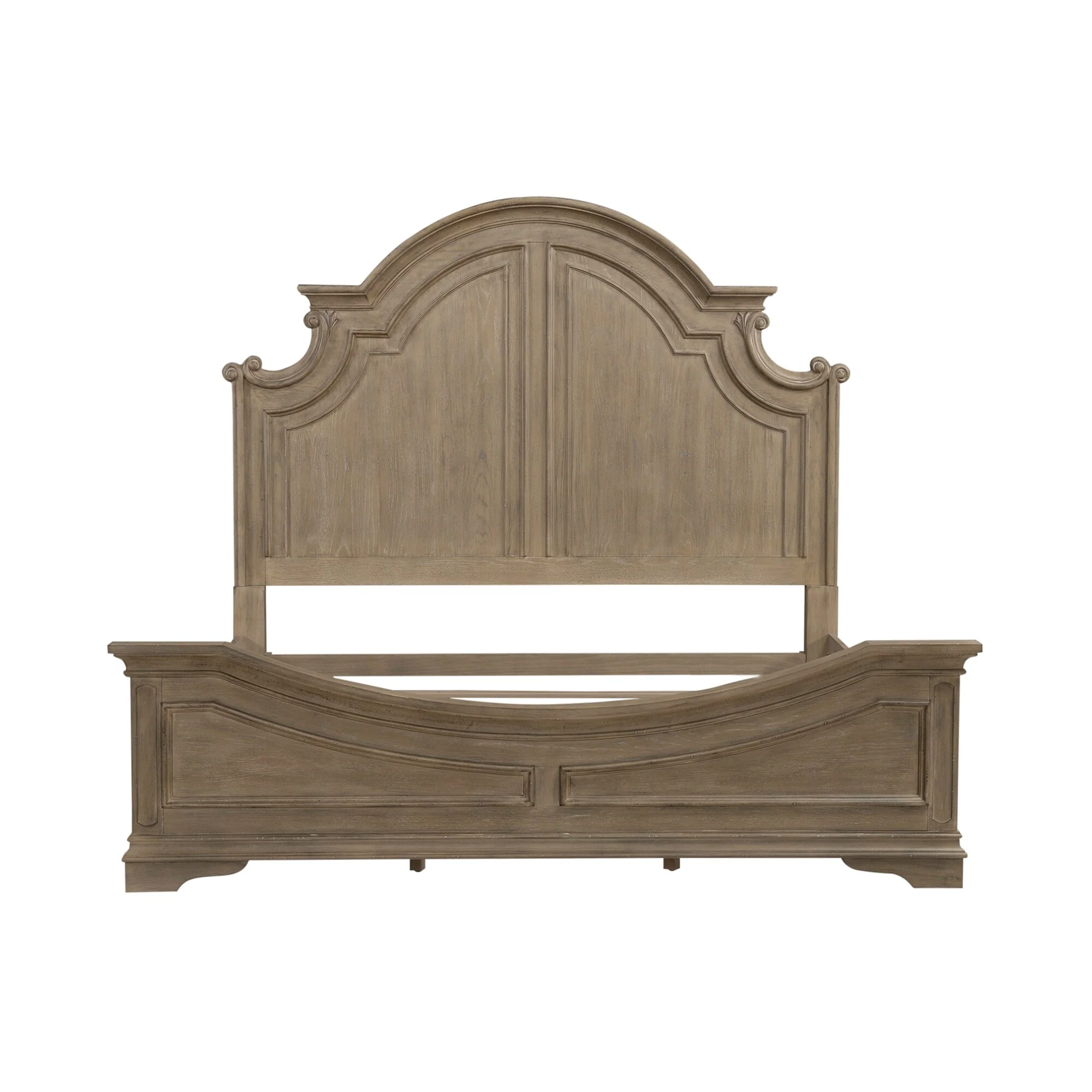 Liberty Furniture Magnolia Manor Panel Bed, Dresser, Mirror, Chest, and Nigh Stand - California King, King or Queen