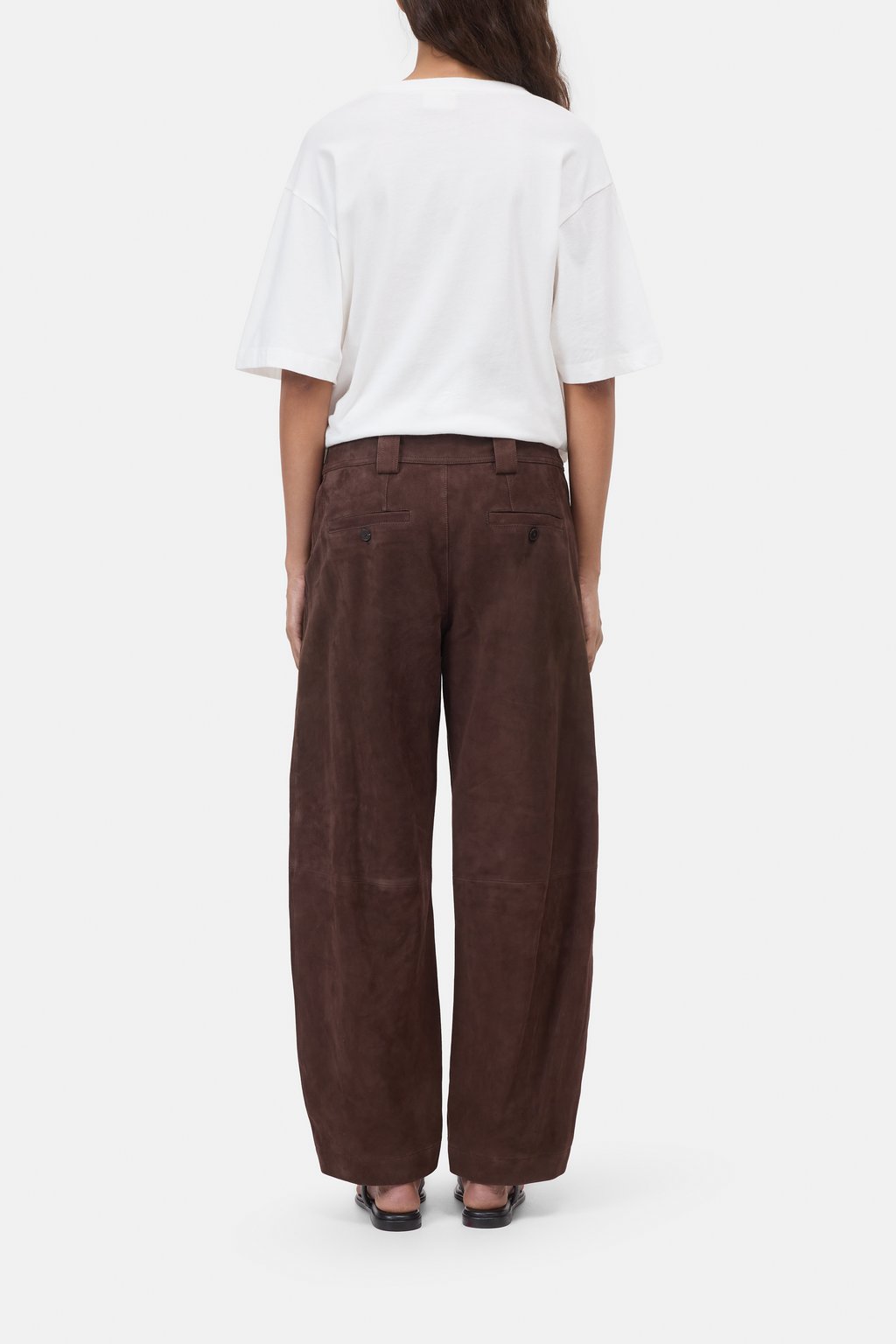 Barrel Leather Pants - Romi