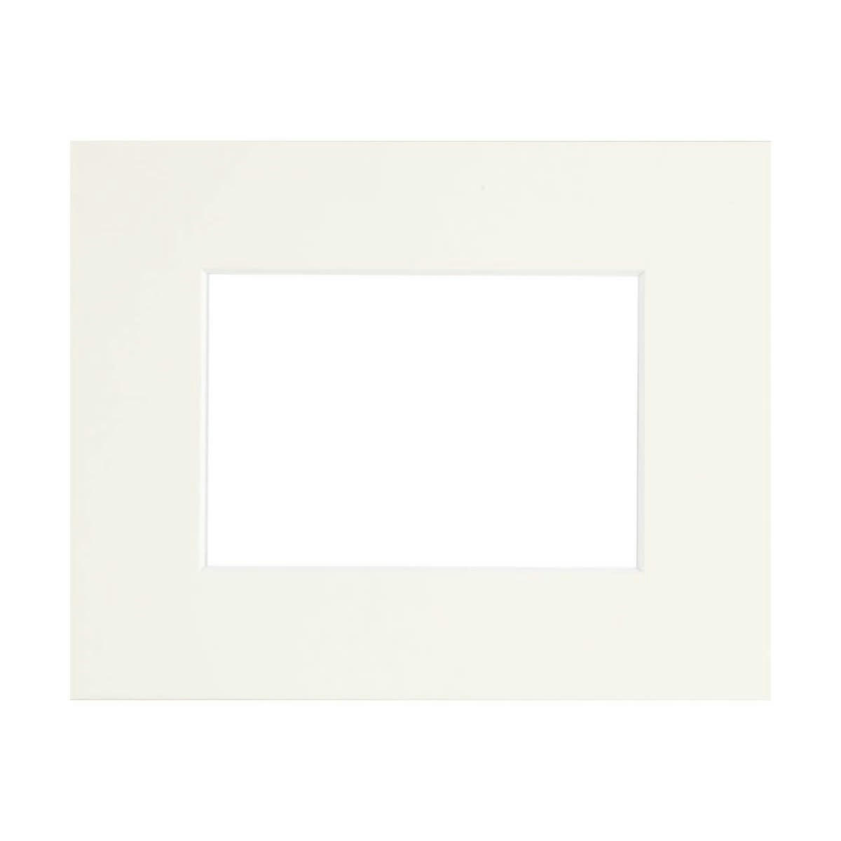 PASSE-PARTOUT EPAIS - Passe-partout Epais blanc cassé 50x70 cm ouverture 40x50 cm carton