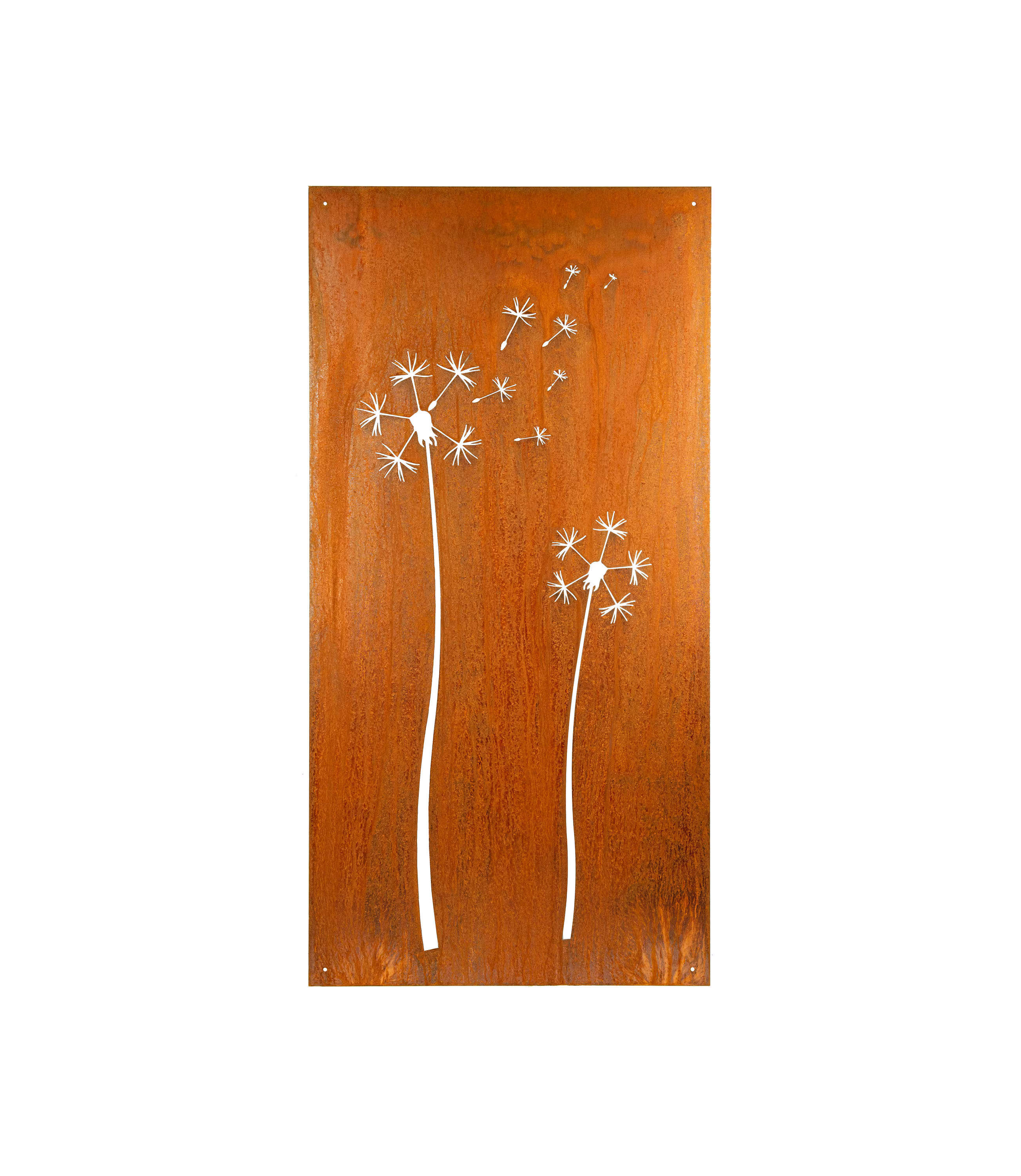 Dandelions Blowing in Wind, Metal Art Screen, Flower Art, Privacy Screen, Privacy Panel | P656