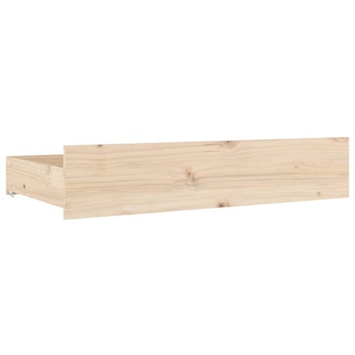 NNEVL Bed Drawers 4 pcs Solid Wood Pine