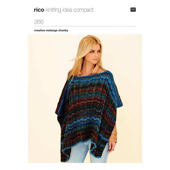Rico Creative Melange Chunky Poncho and Jacket Digital Pattern 266