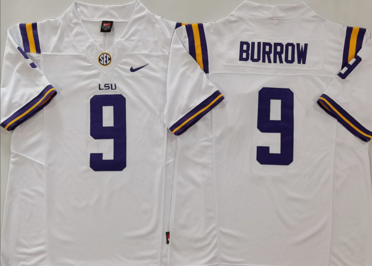 Joe Burrow NCAA LSU Tigers Nike Vapor Limited Jersey