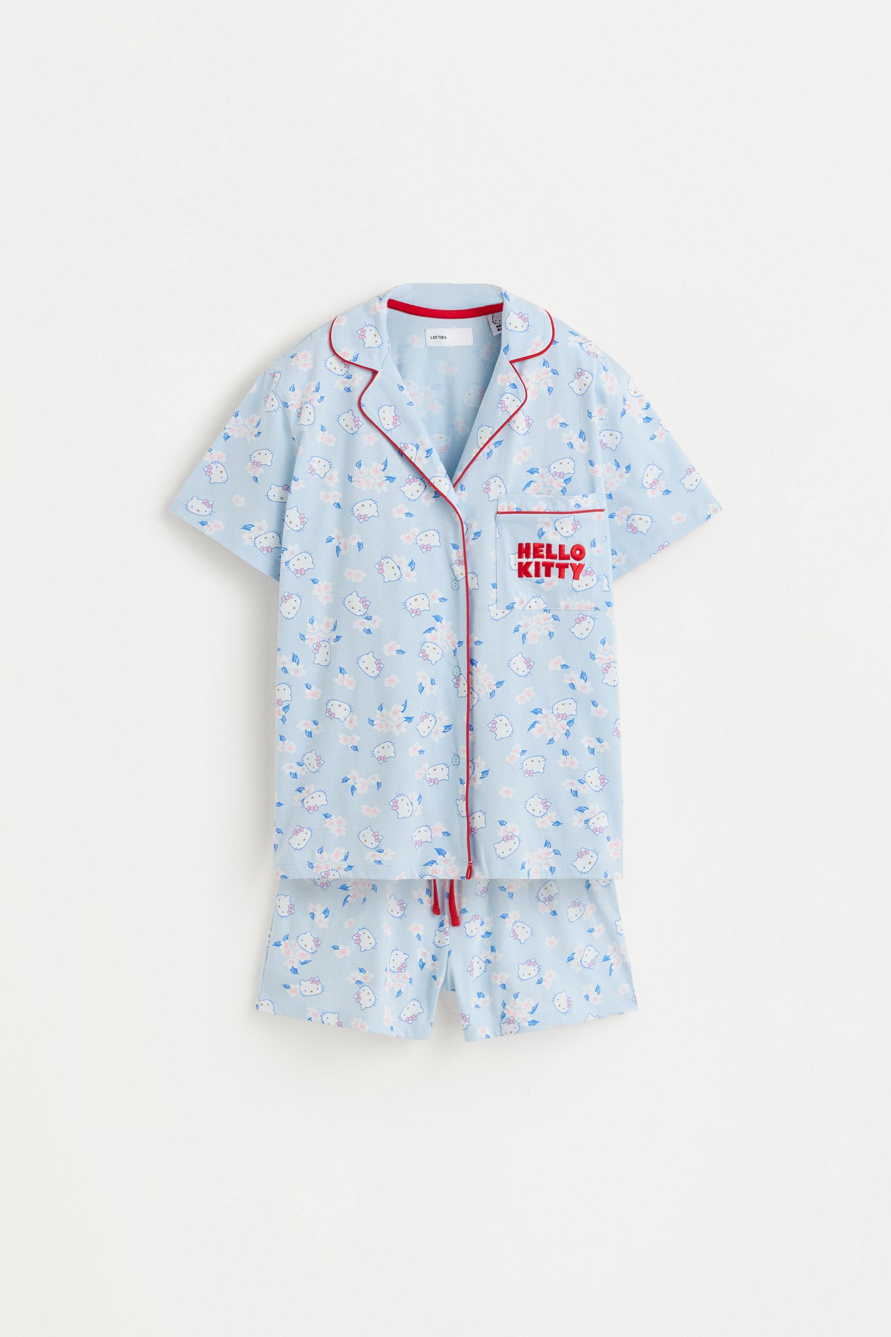 Pijama corto camisero Hello Kitty ©SANRIO