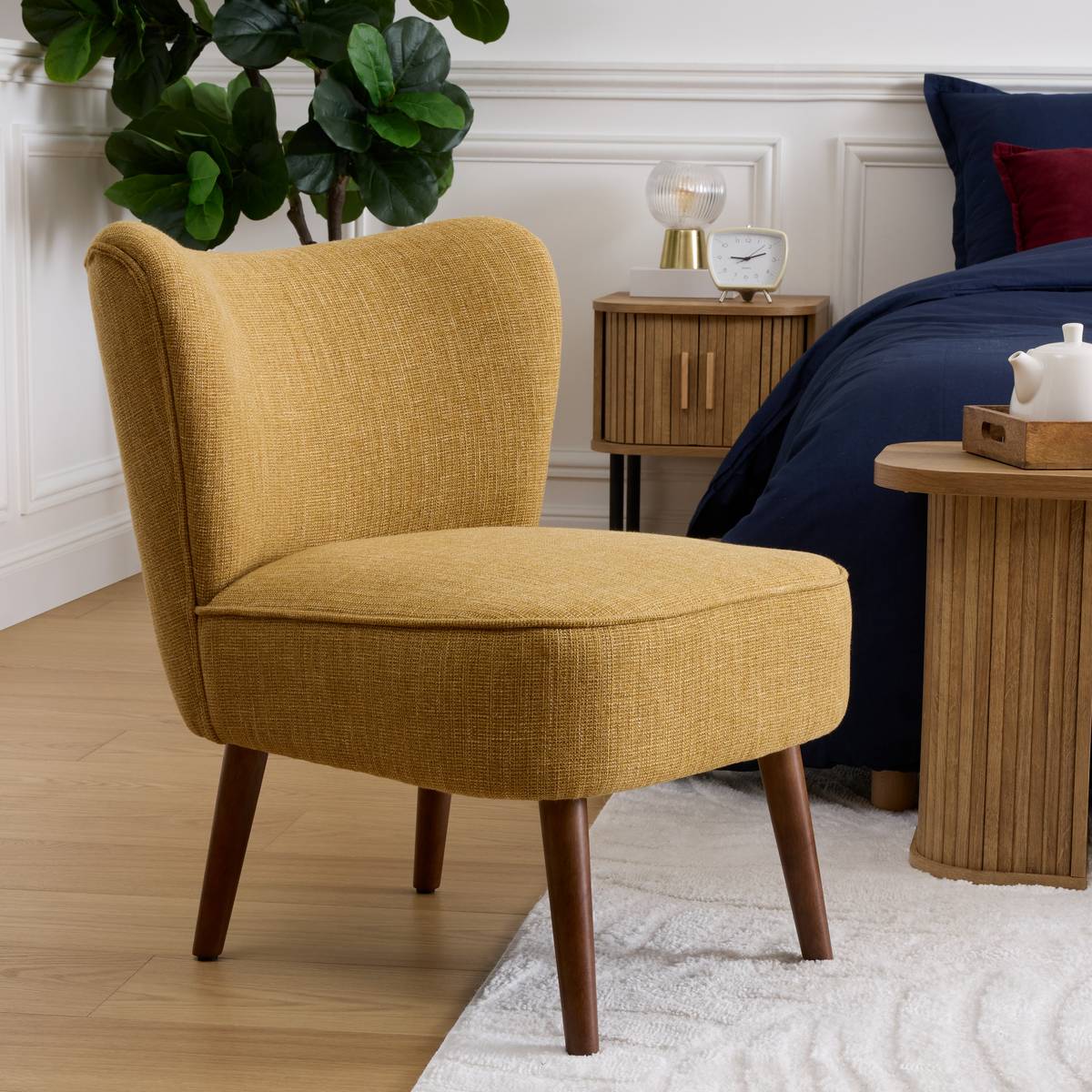 Armchair "Aera" Ochre