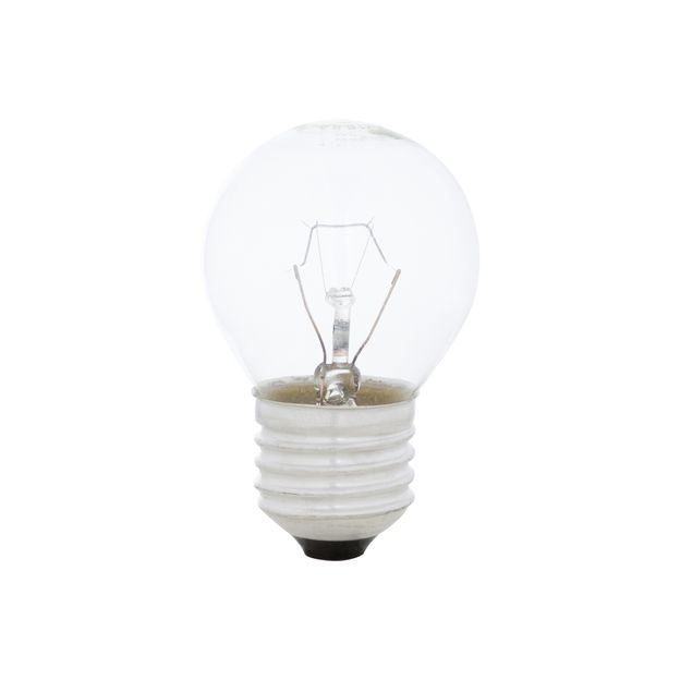 LÂMPADA INCANDESCENTE BOLINHA CLARA 40W E27 220V LUZ AMARELA TASCHIBRA