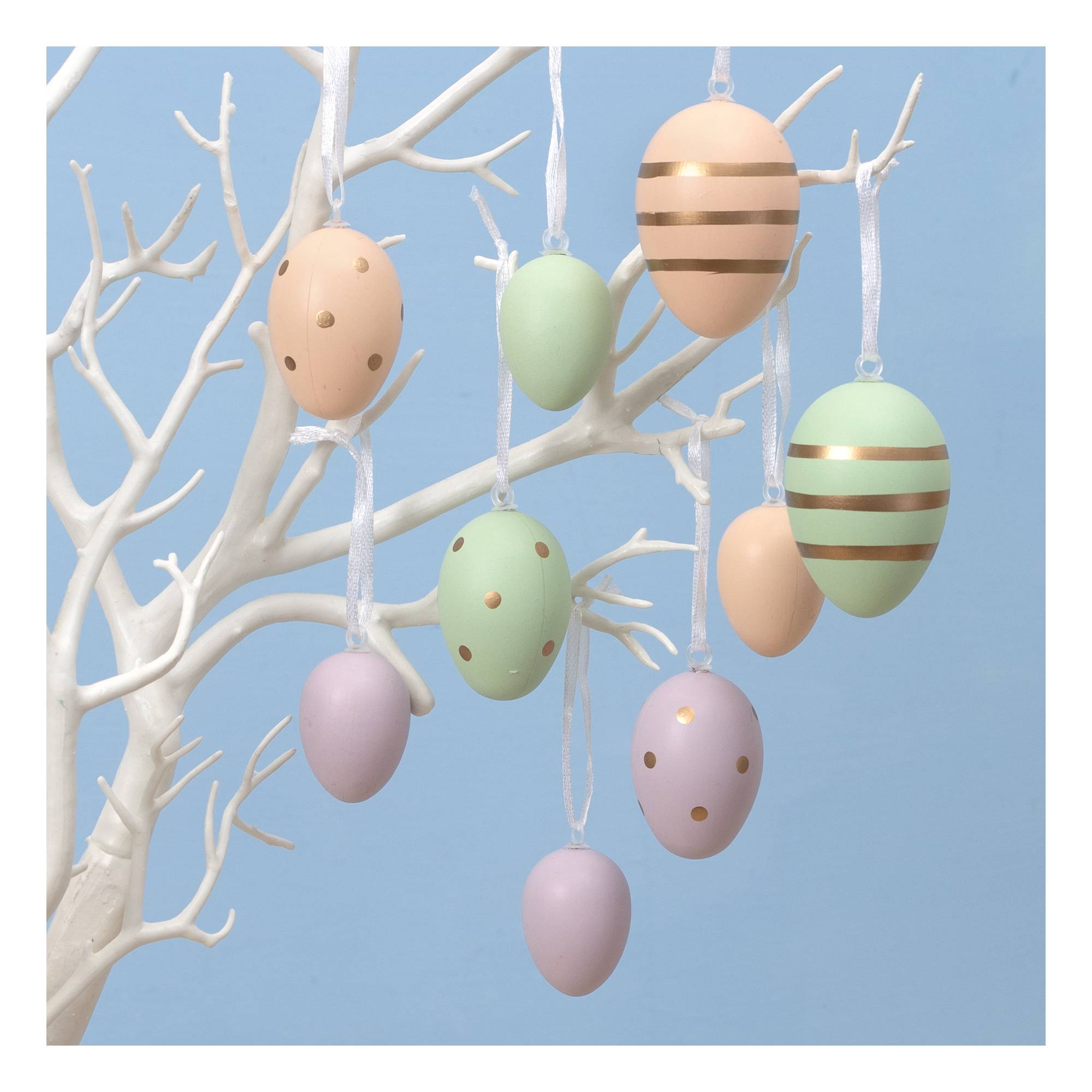 Hanging Plastic Eggs 21 Pack