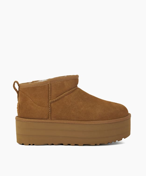 Classic Ultra M Tan - Ultra Mini Platform Boots