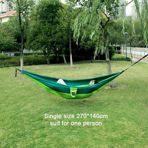 NNEOBA Portable Nylon Parachute Camping Hammock