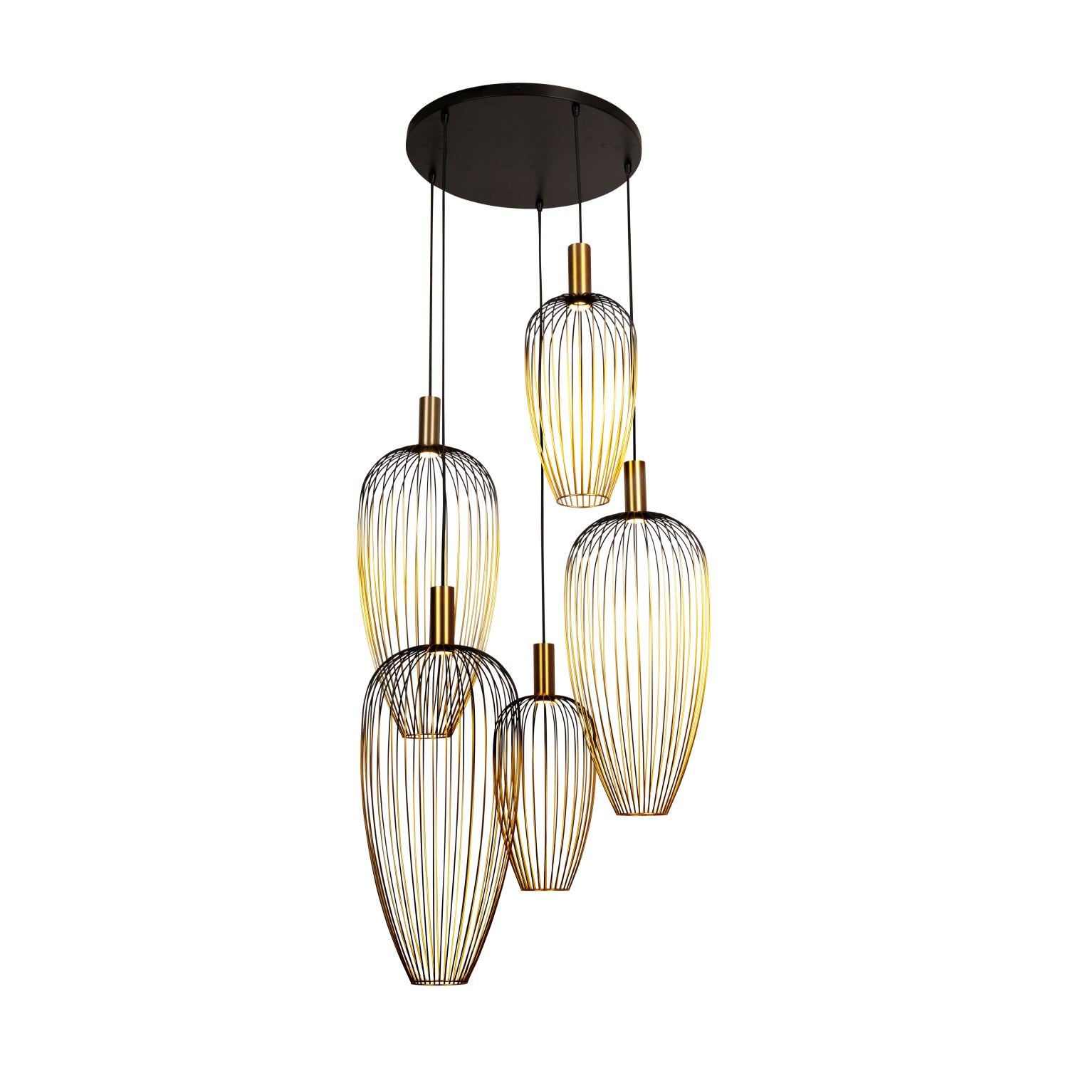 Lucide AURELIE Hanglamp - Goud
